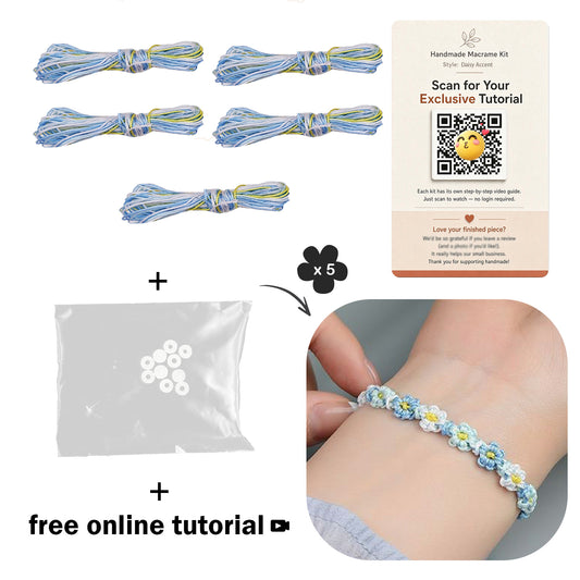 Gradient Daisy Bracelet DIY Kit