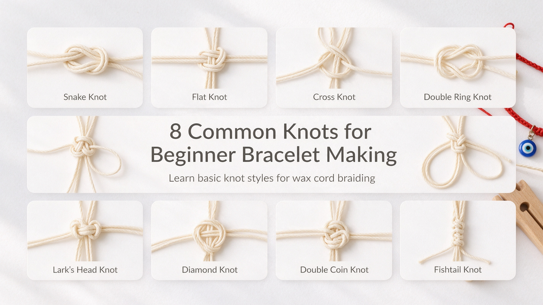 Master the Art of 1mm Wax Cord Bracelet Finishing: Essential Knots &amp; Beginner Tips