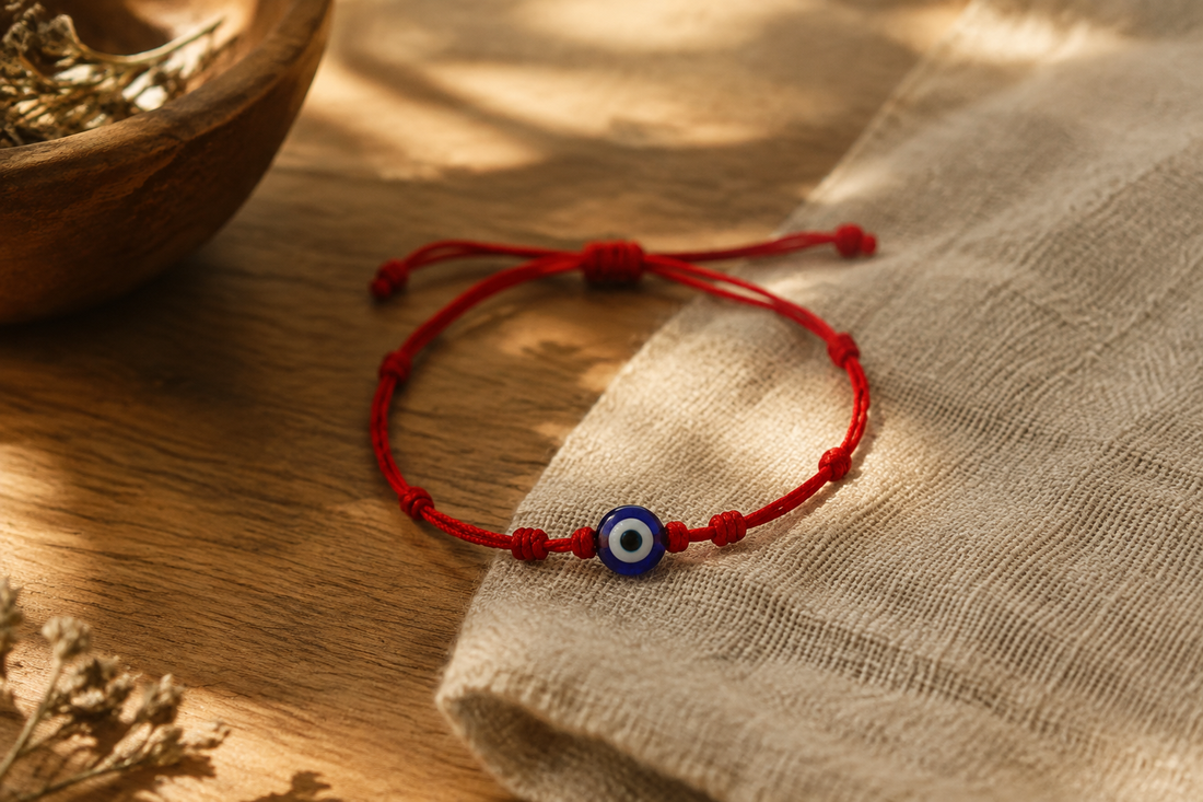 Beyond Fashion: Why the 7-Knot Red String & Evil Eye Is the Ultimate Spiritual Armor for Modern Anxiety