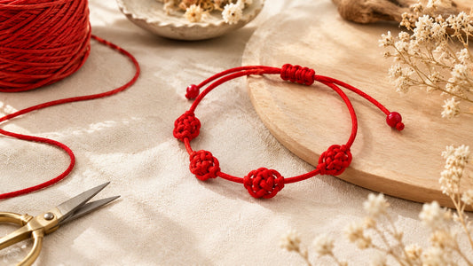 Handmade double coin knot cord bracelet DIY tutorial guide - Halocord Studio