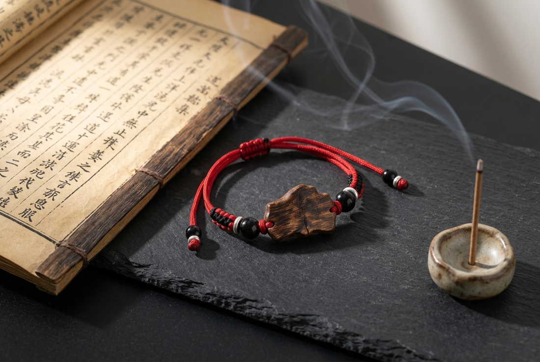 Celestial Protection Custom Thunder Wood Red String Bracelet Cover