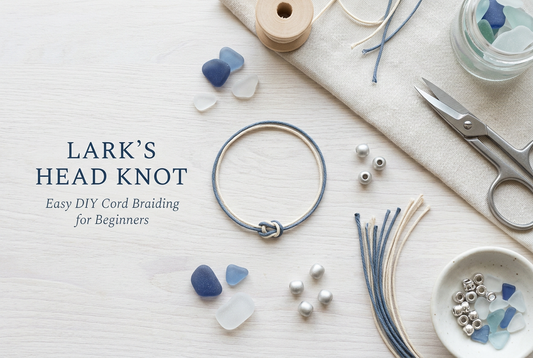 How to Tie a Lark’s Head Knot: Easy Step-by-Step DIY Cord Braiding Tutorial for Beginners