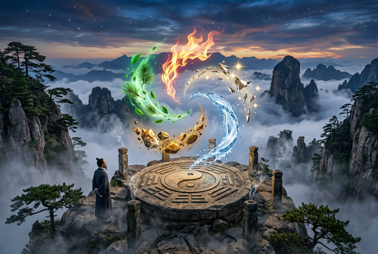 The Five Elements (Wu Xing): Ancient Taoist Wisdom for Emotional Balance, Natural Cycles & Wearable Harmony