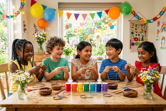 World Children’s Day 2026 Craft Guide: Why Eco-Friendly Cord Knotting & DIY Bracelet Kits Are Revolutionizing Classrooms & Homes