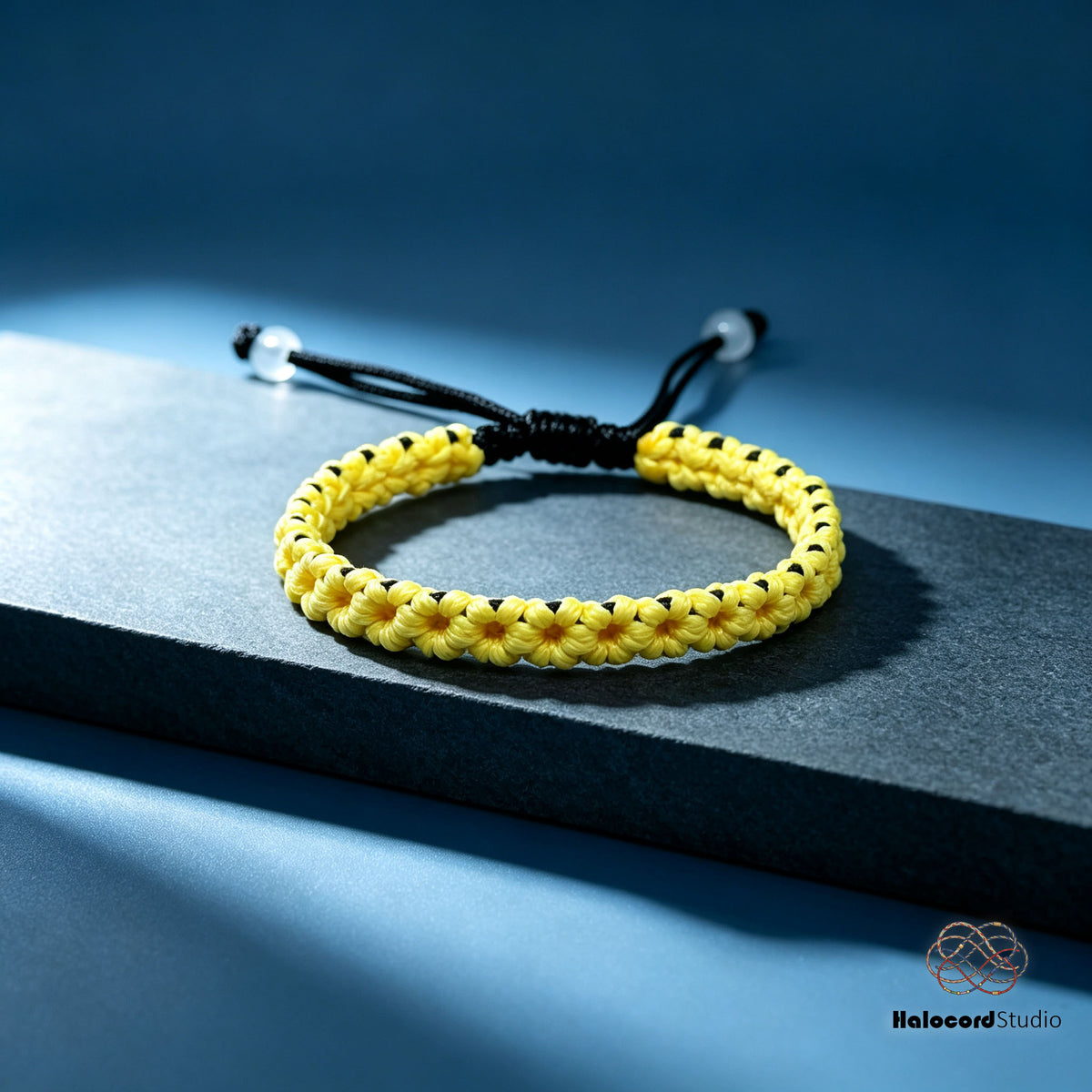 Handwoven Cherry Blossom Bracelet – Minimalist Japandi Boho Style