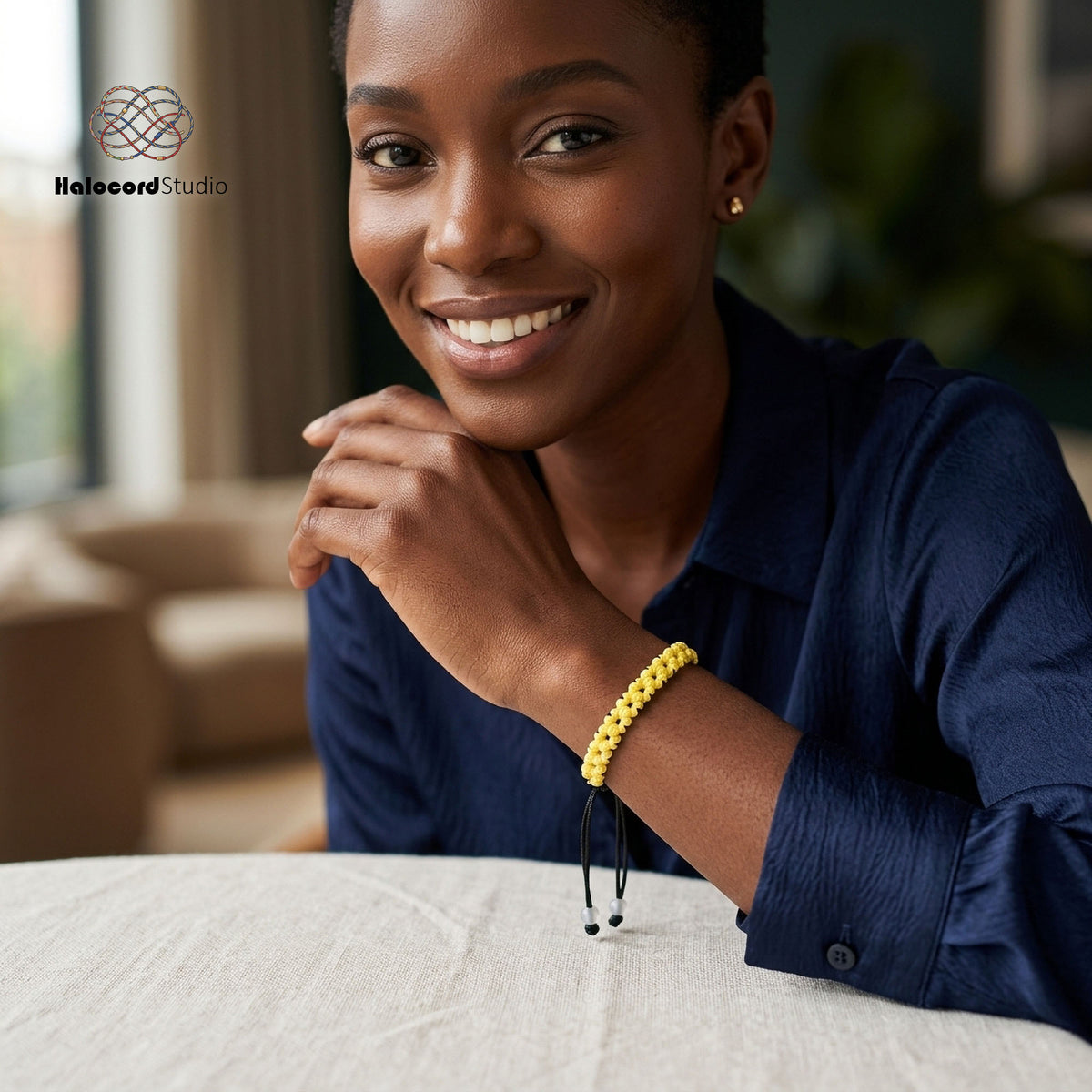 Handwoven Cherry Blossom Bracelet – Minimalist Japandi Boho Style