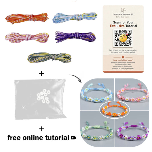 Gradient Daisy Bracelet DIY Kit