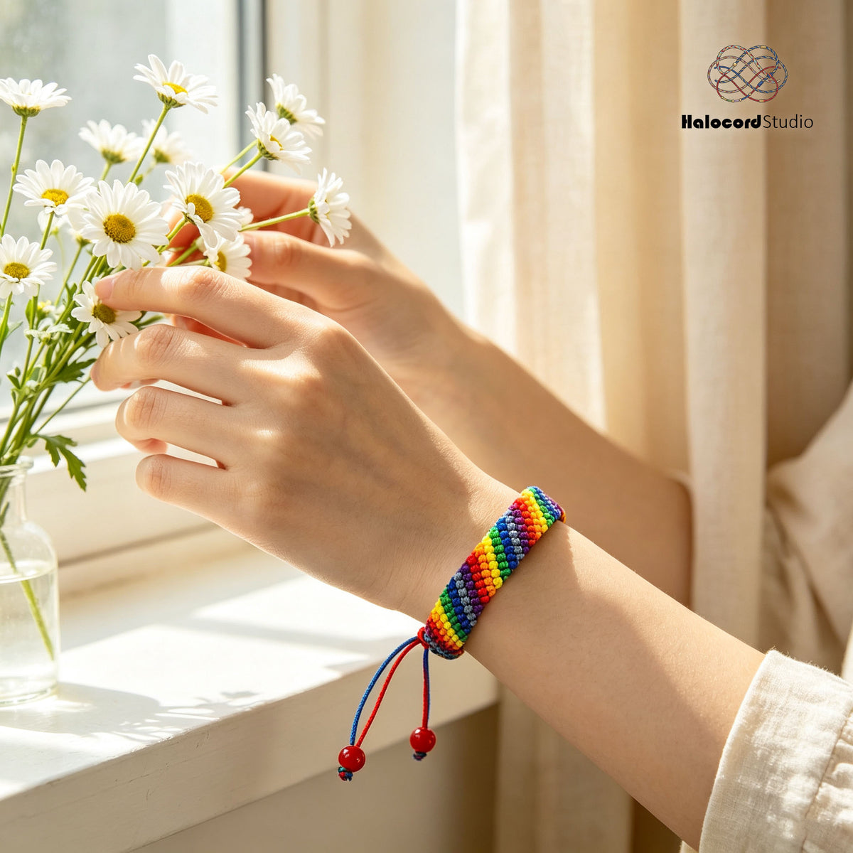 7-Color Rainbow Bracelet DIY Kit