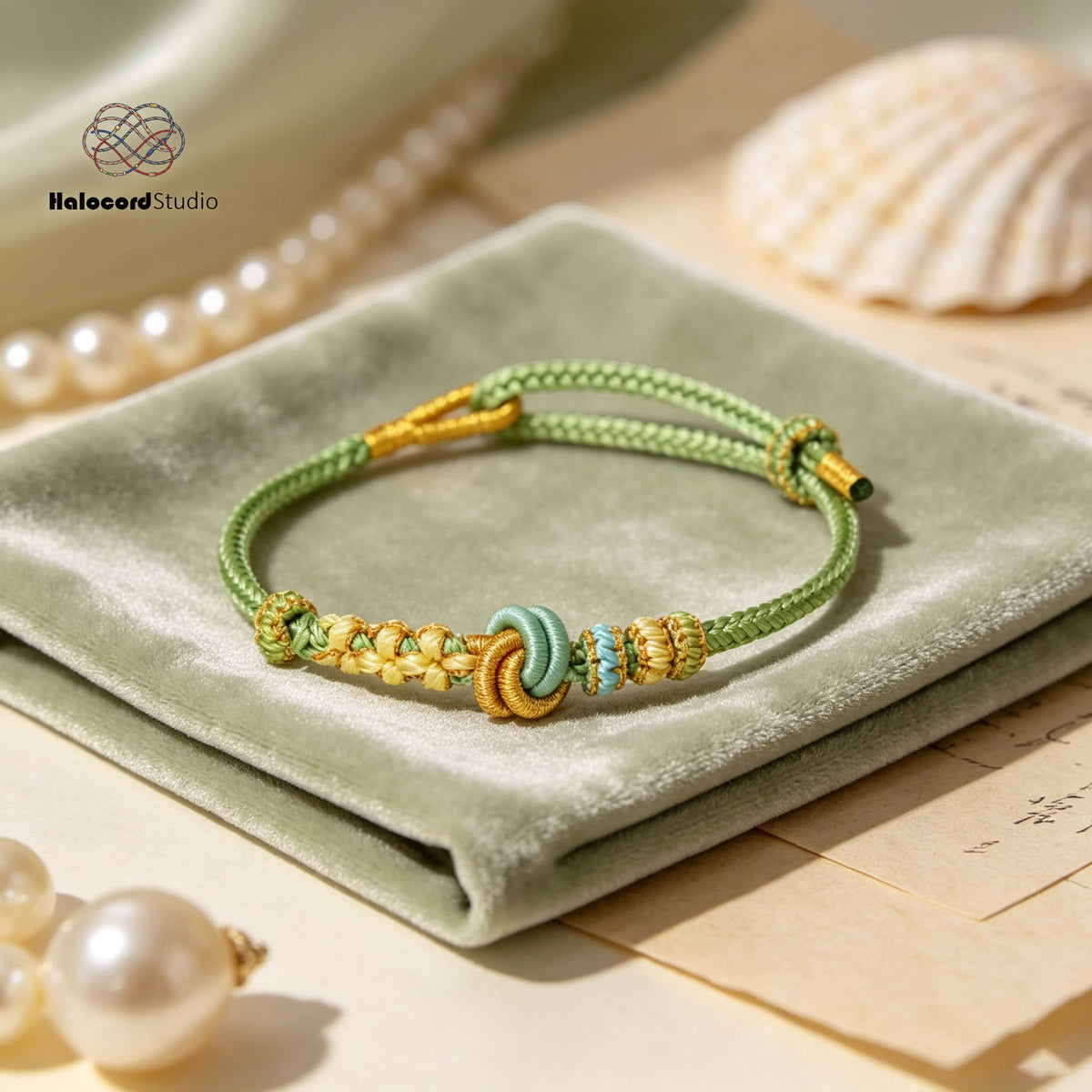 Handwoven Lucky Knot Bracelet – Multi-Knot Charm Bracelet