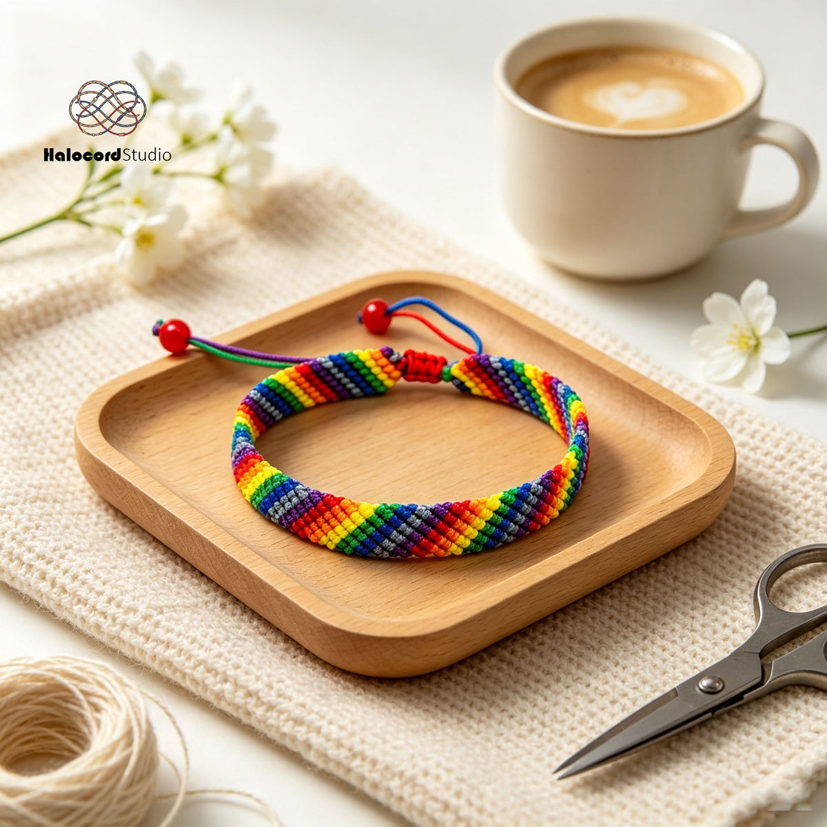7-Color Rainbow Bracelet DIY Kit